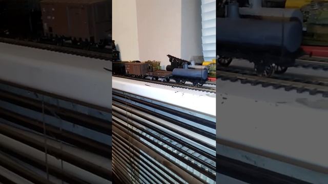 Новая ходовая на паровоз Ов и сцепки Са3 действующие.