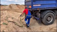 Грузовик в ловушке! Отчаянный спуск и спасательная миссия сцепкой