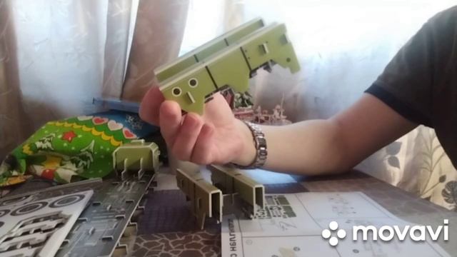 Собираем с детьми поделку и обзор что купили. Влог.