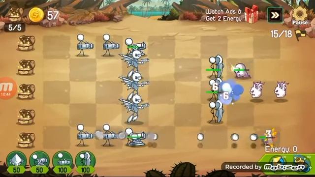 Прохождение (Stickman defense) 2# серия