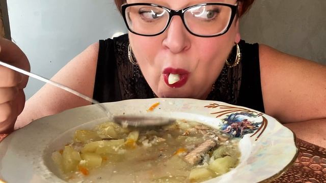 С утречка супчику самое-то👍/А мы и такому рады😉/Мукбанг