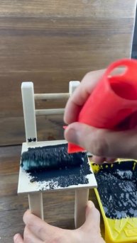 Износостойкая краска реставратор для мебели Доминар цвет графитовый, 0.3 кг S25845