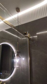 Раздвижное душевое ограждение по индивидуальному размеру. Новосибирск.