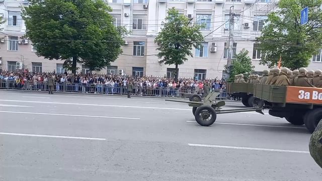 Механизированная часть парада г. Воронеж