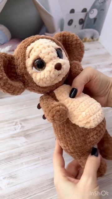Очаровательный Ушастик #юляшавяжет#YulashaVyazhet#junerobova#ручнаяработа#сделанослюбовью