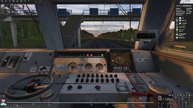 Trainz 2019: ЭТ2М-055, поезд №6477/6478 Невдубстрой – Обухово