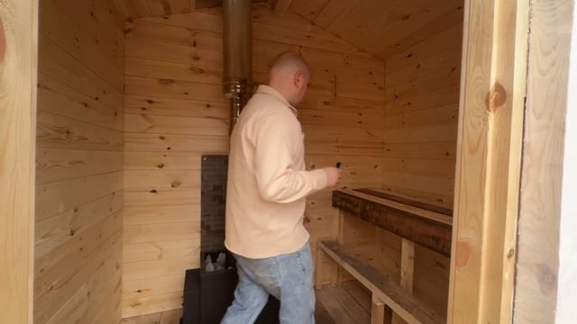 Баня для дачи под ключ 2×2,5 м — установка за 1 день