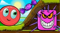 Красный Шарик, красный Несносный Шарик, Красныч Игра. мультики для детей. Красный колобок