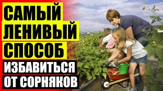 Химические средства борьбы с сорняками ⚠