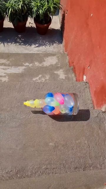 Breaking glass bottles on stairs! Crushing Crunchy and Soft things #shorts #asmr #satisfying