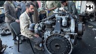 Афганский механик собрал двигатель Mercedes V8 с помощью базовых инструментов, и вот что получилось