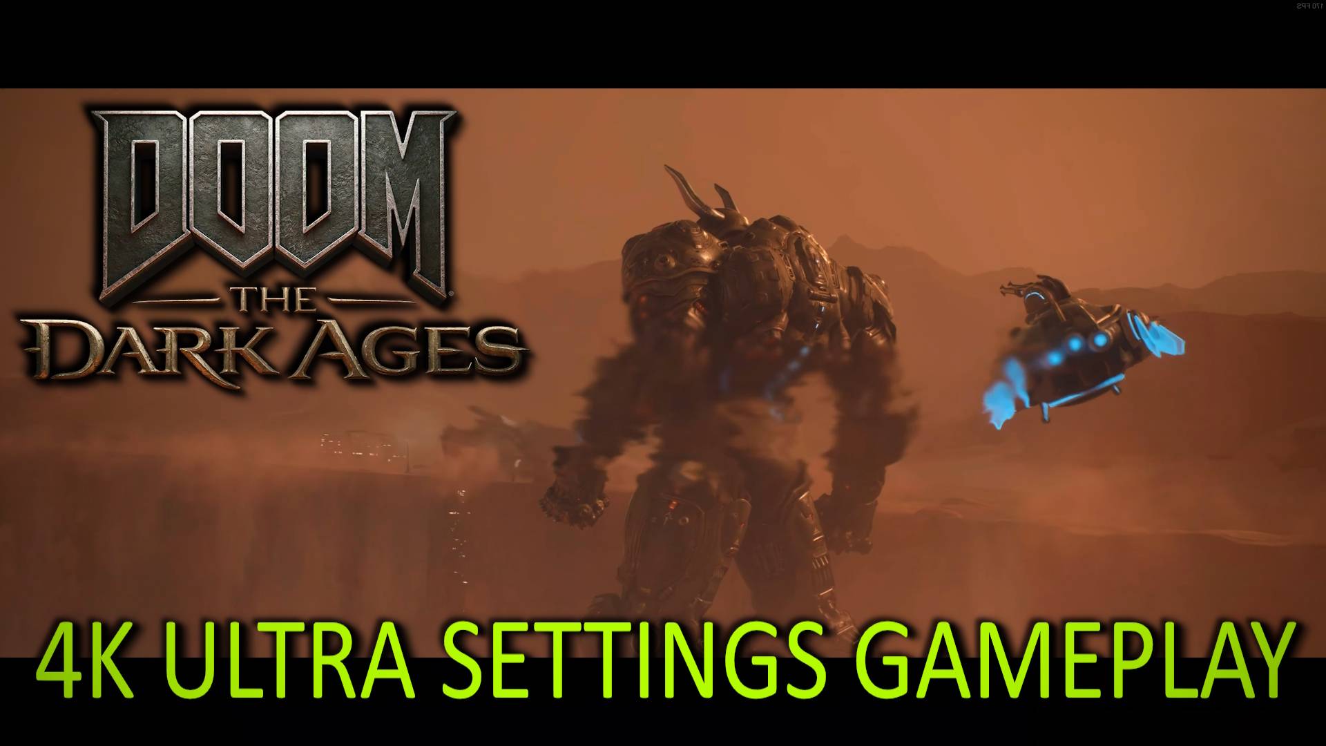 DOOM: The Dark Ages – Геймплей за меха Атланта [4K, Ultra graphics]