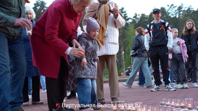 В Выксе прошла всероссийская акция «Свеча Победы»