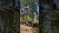 ПАРКУР в веревочном парке🔥