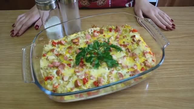 Фриттата итальянский омлет. Вкусный завтрак!