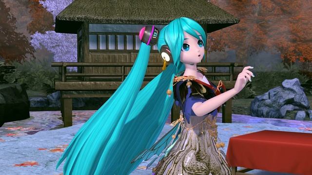Miku Hatsune - Read Leaf (Akahitoha) 4K