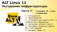 Часть 1. Построение инфраструктуры на ALT Linux 11. Установка гипервизора Proxmox 8.4
