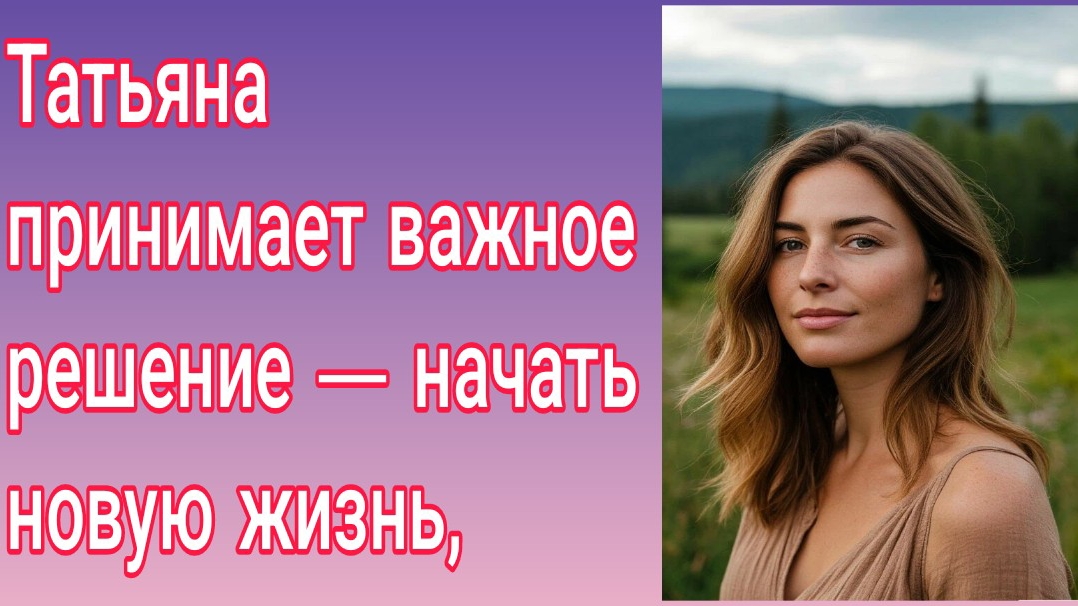 Рассказ/ Татьяна принимает важное решение — начать новую жизнь, построенную на заботе о себе/Истории