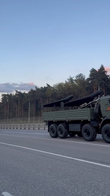 Техника после завершения Парада