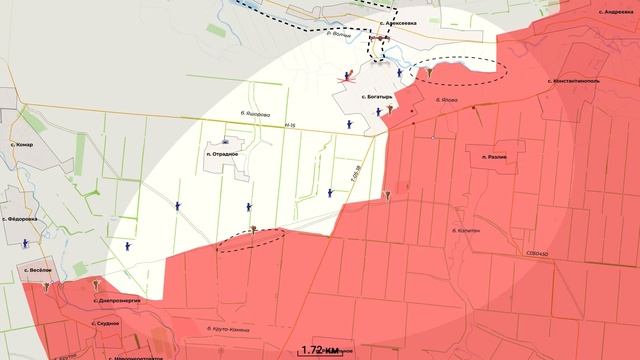 Обстановка в районе Богатыря и на Северском направлении. Сводка на 09.05.2025 год !!!