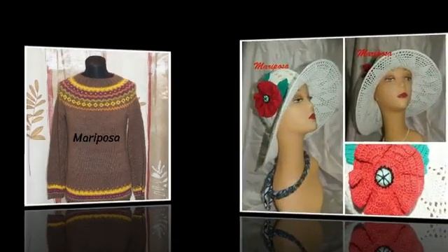 Работы моего мужа крючком и  спицами..Man knits.El hombre se teje.