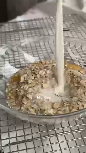 Овсяный кекс на завтрак без муки и сахара