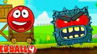 Красный Шарик, красный Несносный Шарик, Красныч Игра. мультики для детей. Красный колобок