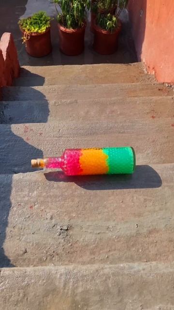 Breaking glass bottles 🌈 Crushing Crunchy and Soft things 🎭 #shorts #asmr #experiment #satisfying