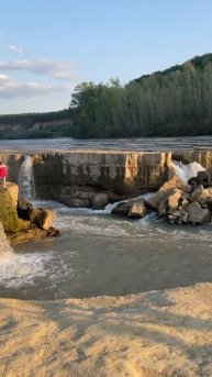 Ниагарский водопад в Белореченске. Краснодарский край
