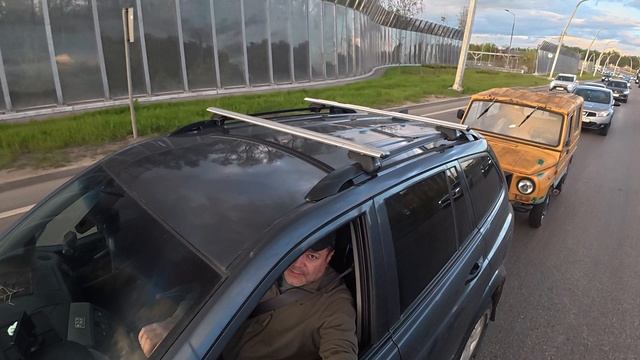 Гоним Лунтик на ТО в Москву