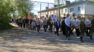 Шествие Бессмертного полка по улице села Кантаурово 9 мая 2025 г