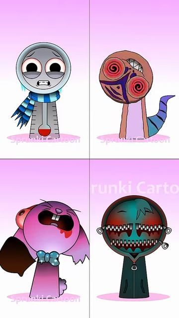 Sprunki Mercury,Gekkie,Ester,Zip Pyramixed Phase 2#sprunki #incredibox #incrediboxsprunki