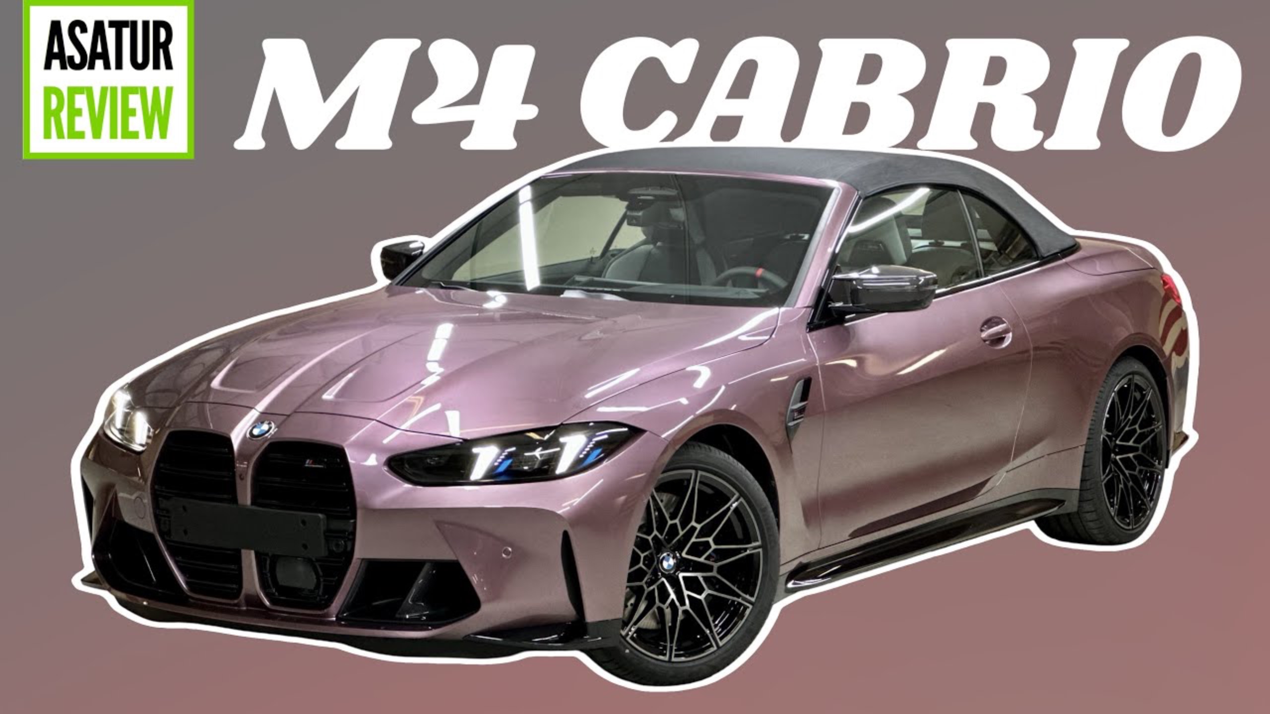 Привезли по конфигуратору Рестайлинг BMW M4 Cabrio xDrive Competition G83 Individual Velvet Orchid