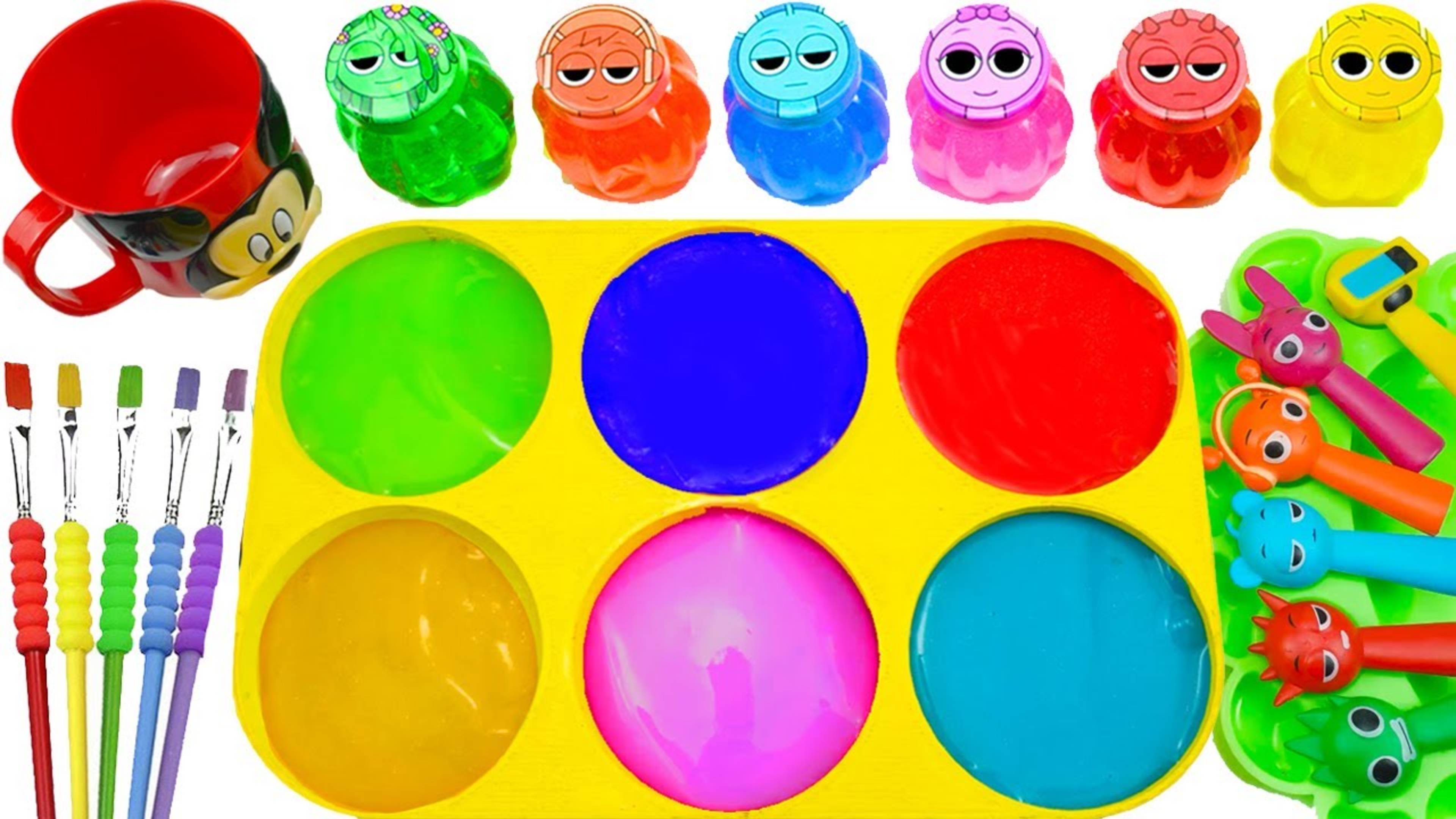 Чтобы приготовить радужно-фиолетовые глиттерные слаймы и пальчики оближешь в желе ASMR