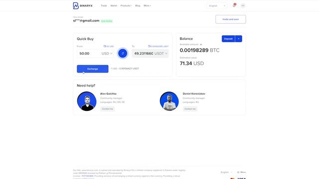 Binaryx — это биржа цифровых активов для новичков и профе