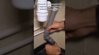 Маленький, но полезный совет по подключению сифона под мойкой к канализации