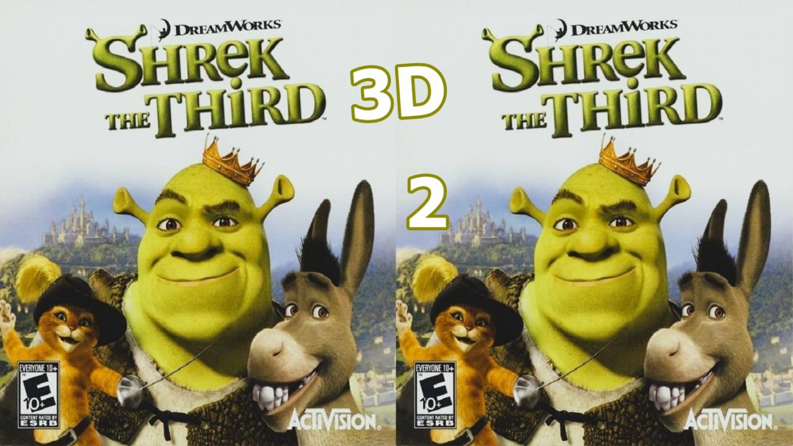 Шрек 3 Игра 2 3Д видео SBS VR box