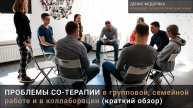 Проблемы со-терапии в групповой, семейной работе и в коллаборации (краткий обзор)