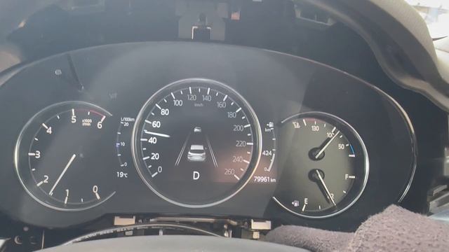 Результат работы по адаптации приборной панели от Mazda cx-5 на Mazda cx-8