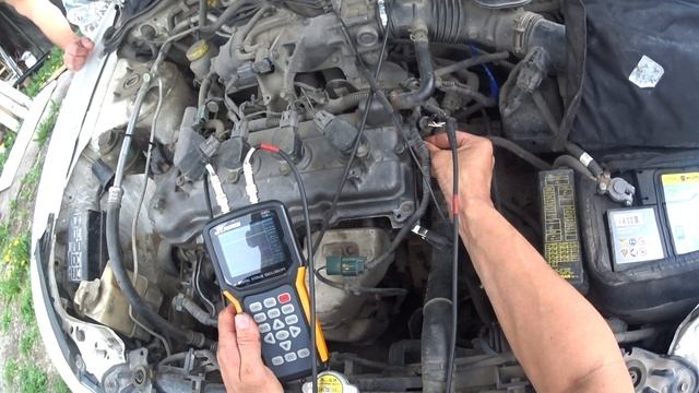 Продолжение с НИСАНОМ выезд  заводится и глохнет часть 2 (Д.П.)