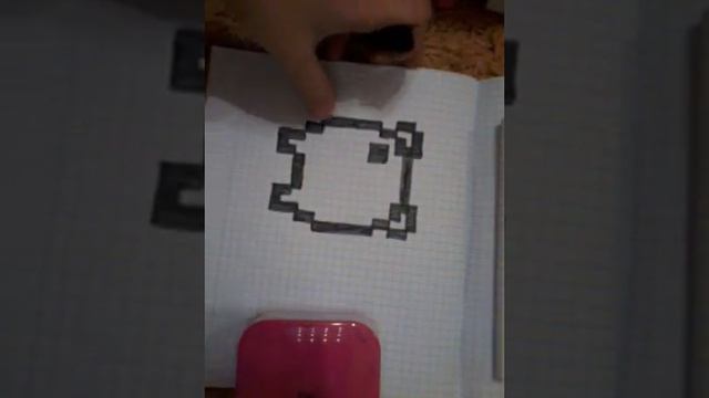 рисуем свинку рисунки по клеточкам