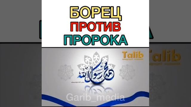 БОРЕЦ ПРОТИВ ПРОРОКА МУХАММАД С А В