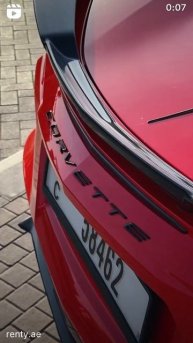 Chevrolet Corvette for rent in Dubai | аренда Шевроле Корвет в Дубае бе?