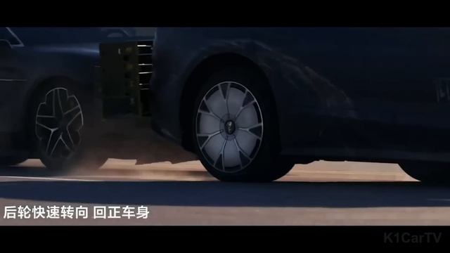 BYD Yangwang U7 _ Dangerous Tire Blowout Crash Test _ Latest Cutting Edge Technology