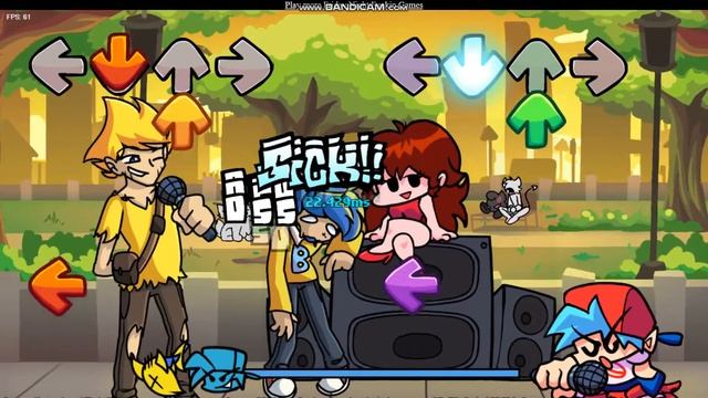 играю в fnf  против bob and bosip