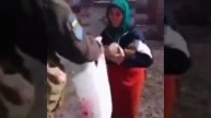 старушка и знамя победы видео от Аллы Корнишиной