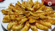 Картошка по-деревенски в духовке, Рецепт картошки с хрустящей корочкой