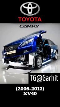 Эволюция Toyota camry
