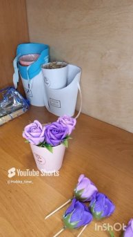 мыльные букеты