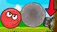 Красный Шарик, красный Несносный Шарик, Красныч Игра. мультики для детей. Красный колобок